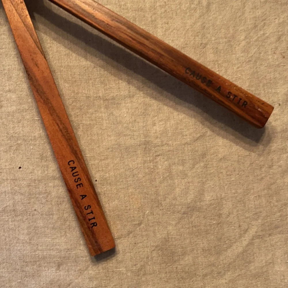 Mud Pie Mango Wood Salad Servers